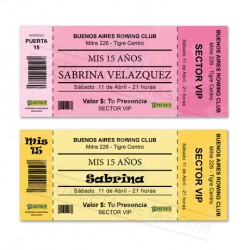 Tarjeta 15 años - QUINCE013